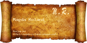 Magda Roland névjegykártya